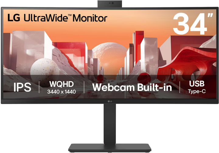 Monitor 34" LG UltraWide 34BA85QE-B.AEU - obraz 1