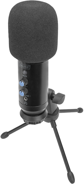 Mikrofon Digitus USB Professional Microphone Black (DA-20301) - obraz 2