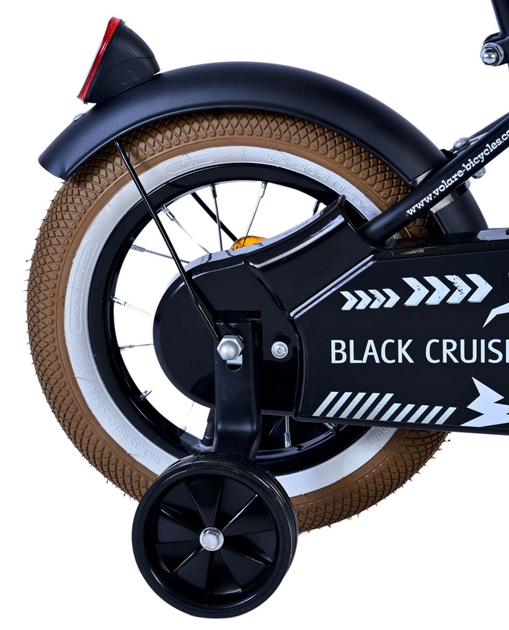 Rower dziecięcy Volare Black Cruiser 12" Czarny (8715347212017) - obraz 7
