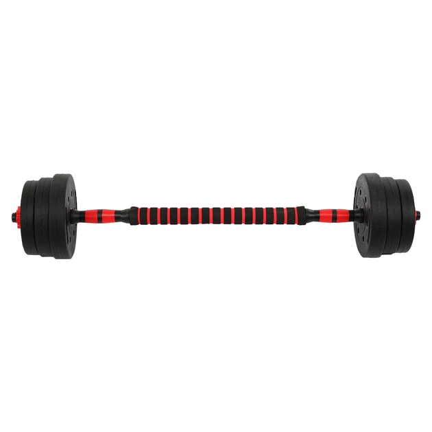 Гантели трансформер превращаются в штангу 3в1 SP-Sport TA-9455-20 20кг (2 грифа l-40см, блины, цемент, в комплекте удлинитель грифа l-40см, черный-красный) - Фото 6 Гантели трансформер превращаются в штангу 3в1 SP-Sport TA-9455-20 20кг (2 грифа l-40см, блины, цемент, в комплекте удлинитель грифа l-40см, черный-красный) - изображение 6