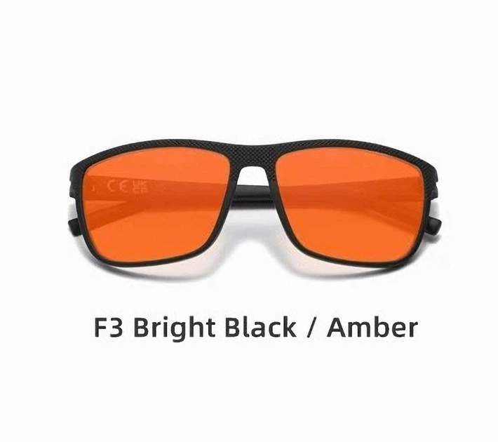 Очки компьютерные Blue Blocker 99% для мужчин и женщин KINGSEVEN 755 Bright Black Amber F3 - изображение 2