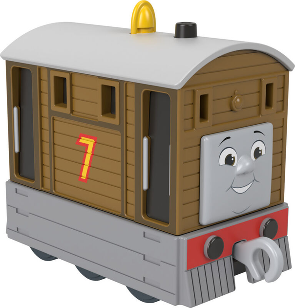 Zabawka Fisher-Price Thomas & Friends Metal Push-Along Toy Train Toby HTN28 (194735194780) - obraz 5