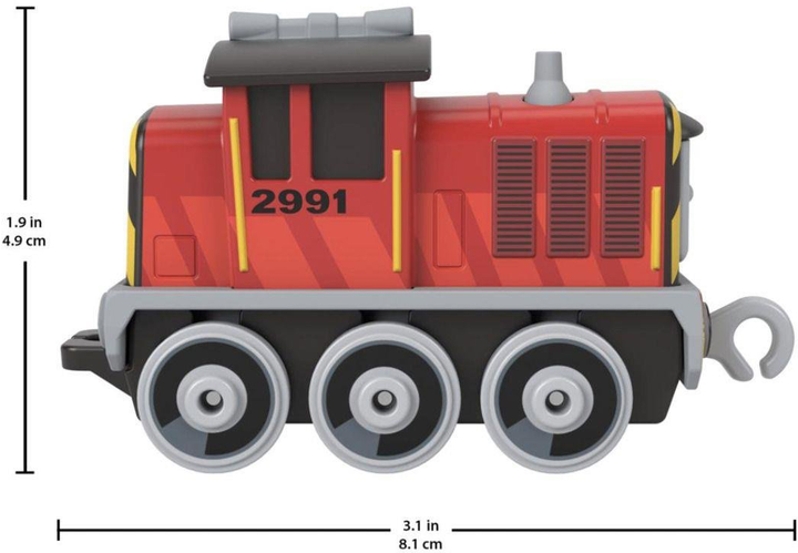 Іграшка Fisher-Price Thomas & Friends металевий локомотив Солті HNN12 (194735145805) - зображення 6