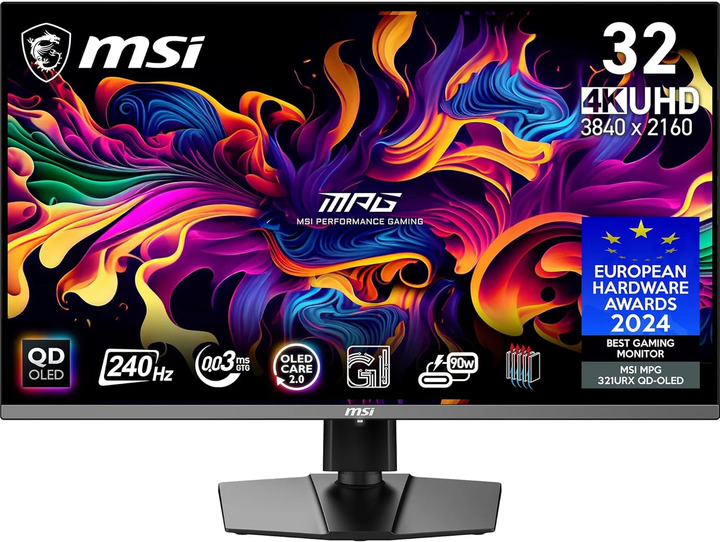 Monitor 31.5" MSI MPG 321URXDE QD-OLED (9S6-3DD29A-006) - obraz 1