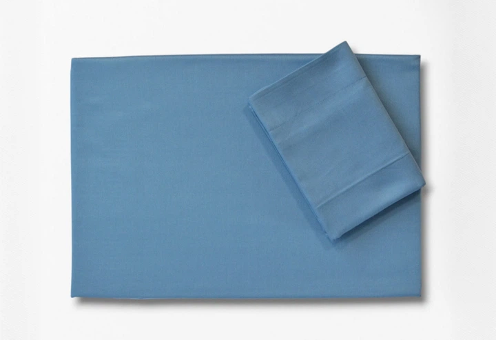 Комплект постільної білизни Issimo Simply Satin 200х220 см Sky Blue - Фото 3 Комплект постільної білизни Issimo Simply Satin 200х220 см Sky Blue - зображення 3