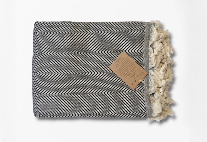 Плед Issimo Decon 170×230 см. Siyah - Фото 4 Плед Issimo Decon 170×230 см. Siyah - изображение 4