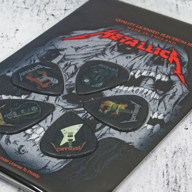 Подарунковий набір медіаторів METALLICA - GUITARS (mol-016) - зображення 2