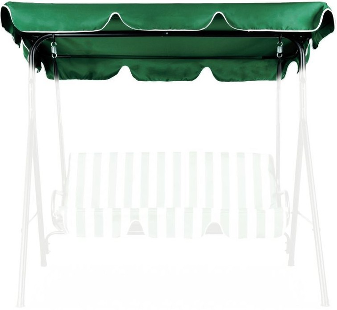 Daszek do huśtawki ogrodowej ModernHome by Multistore zielony (FC-005B GREEN) - obraz 3