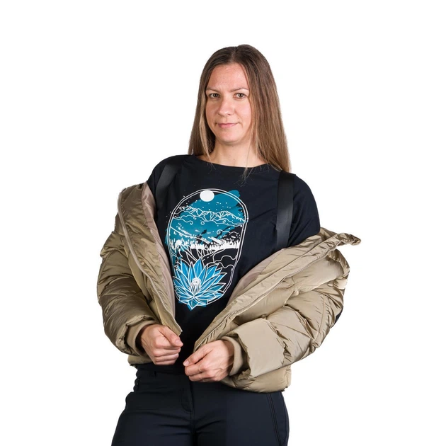 Жіноча коротка утеплена куртка KRISTINE Northfinder бежевий M ( BU-6269SP ) - зображення 9