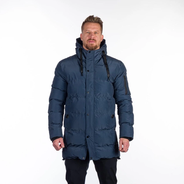 Удлиненная мужская зимняя утепленная куртка DARYL Northfinder синий XL (BU-5158SP) - Фото 3 Удлиненная мужская зимняя утепленная куртка DARYL Northfinder синий XL (BU-5158SP) - изображение 3