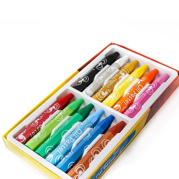 Набор масляной пастели Marco Oil Pastels 12 цветов (4800OP-12CB) - Фото 2 Набор масляной пастели Marco Oil Pastels 12 цветов (4800OP-12CB) - изображение 2