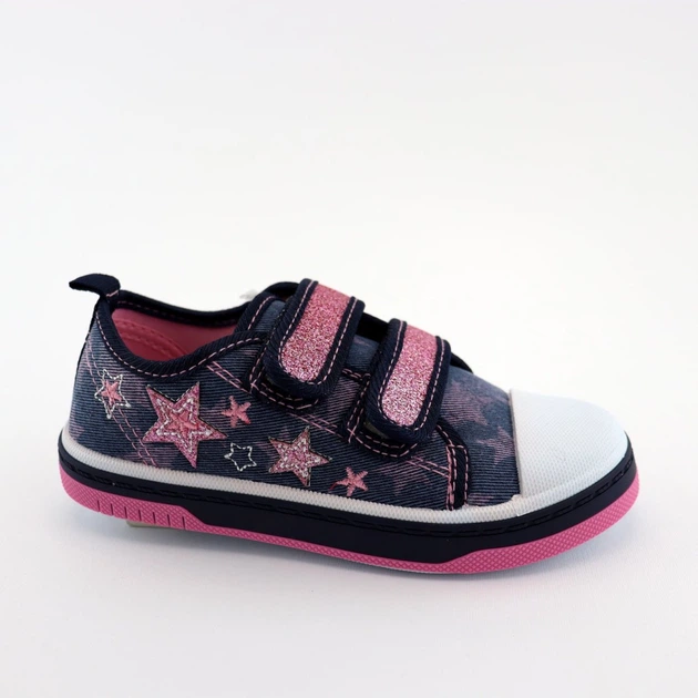 Кеды для девочки Tom.m Синий с розовым (10084d blue-pink (27 (17,5 см)) - изображение 4