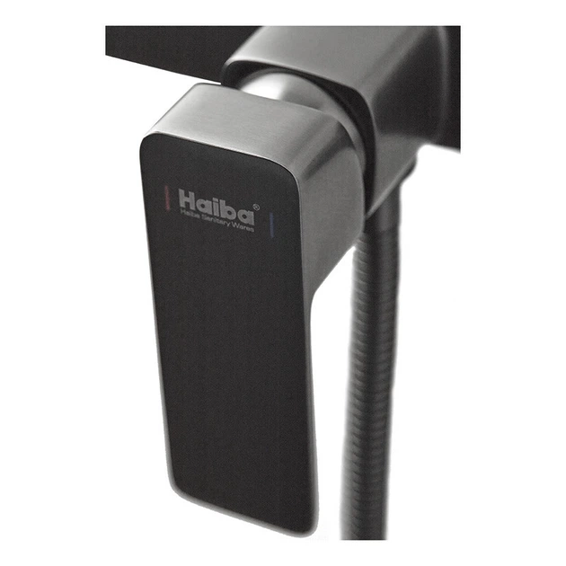 Смеситель для душа Haiba Kubus 003 Graphite (HB4004) - Фото 4 Смеситель для душа Haiba Kubus 003 Graphite (HB4004) - изображение 4
