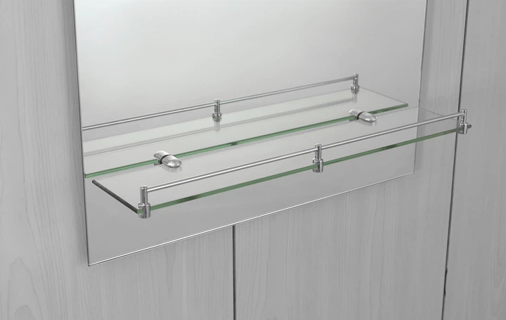 Дзеркало настінне Zerix SANSA MRZ04-450x600x100 прямокутне з полицею та декором ( ZX5626 ) 39814 - изображение 2