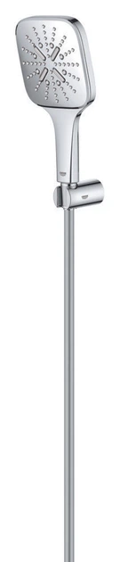 Душовий набір з тримачем, 3 режими струменю Grohe Rainshower SmartActive (26589000), хром, сталь, зі шлангом та тримачем - изображение 5