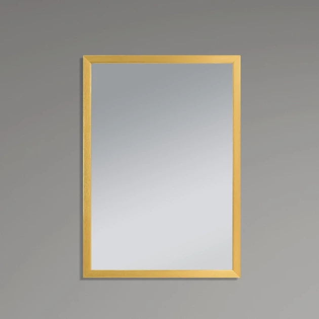 Зеркало настенное Zerix FONTE MRZ09-70x85-Reverse GOLD прямоугольное в золотой раме (ZX5639) - Фото 3 Зеркало настенное Zerix FONTE MRZ09-70x85-Reverse GOLD прямоугольное в золотой раме (ZX5639) - изображение 3