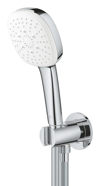 Душовий набір Grohe Tempesta Cube 110, ручний душ, 3 режими, настінний тримач, шланг 1500 мм, хром (26910003) - изображение 5