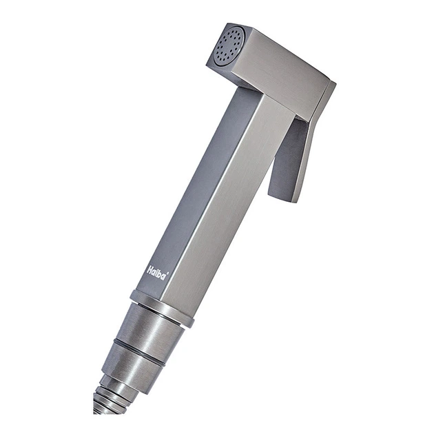 Смеситель для биде встроенный Haiba Kubus 002 (Inner) Graphite цвет графит (HB4003) - изображение 3