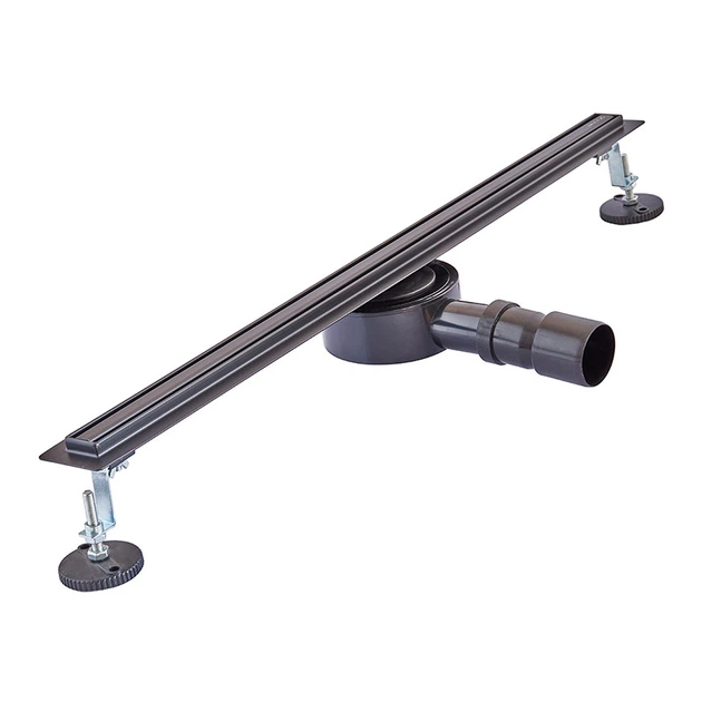 Душевой трап с нерж. стали SUS304 Mixxus Drain-05-70-Slim Black (30x700 мм) (Черный) (MI6170) - изображение 5