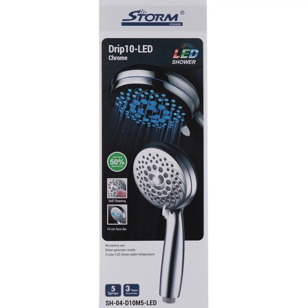 Лійка Storm SH-04-D10M5-LED (ST0005) ( 25408 ) - Фото 2 Лійка Storm SH-04-D10M5-LED (ST0005) ( 25408 ) - зображення 2