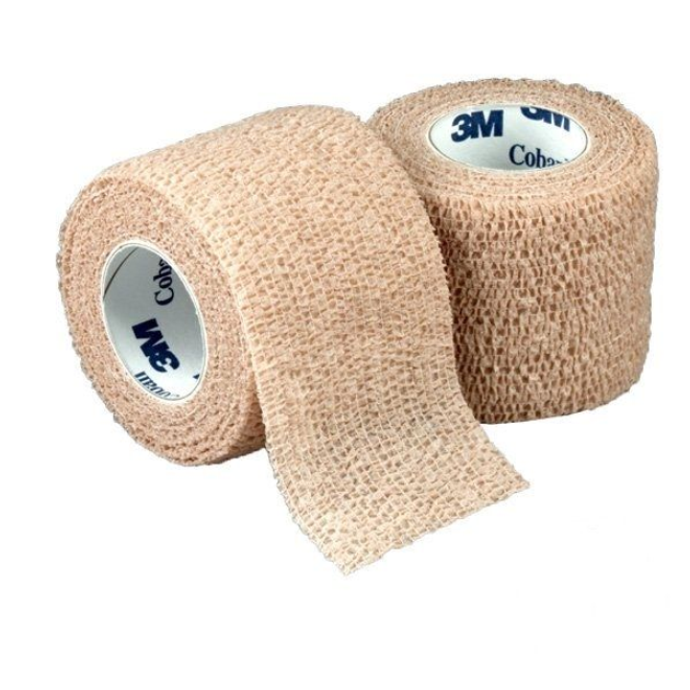 Бінт еластичний 3M Coban 5 см х 4,5 м Бежевий - зображення 1