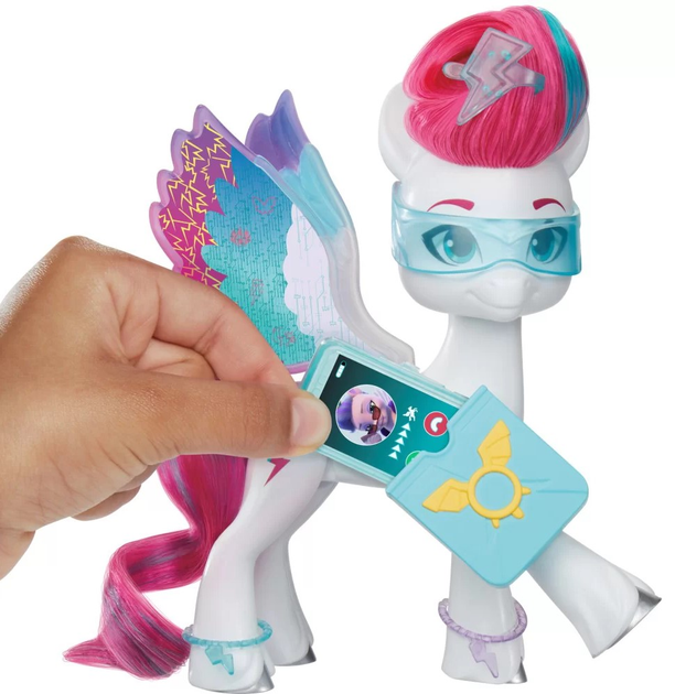 Figurka Hasbro My Little Pony Kucyk z magicznymi skrzydłami Zipp Storm F6346 (5010994198909) - obraz 4