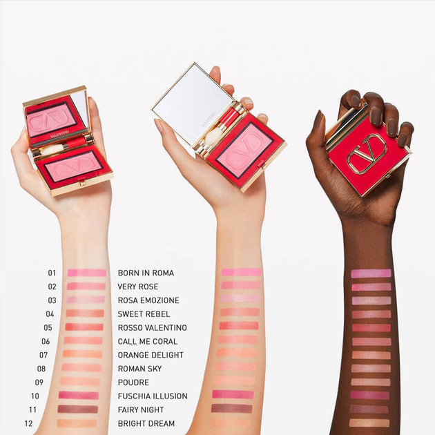 Рум'яна і тіні для повік Valentino Eye2Cheek 09 Poudre 3.6 г (3614273863520) - зображення 3
