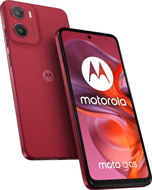 Smartfon Motorola Moto G05 4/128GB Plum Red (PB6L0009ES) - obraz 7