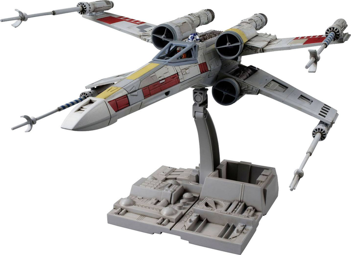 Model do składania Revell X-Wing Starfighter Star Wars Luke Skywalke 1:72 Grey/Red REV-01200 (4009803012001) - obraz 15