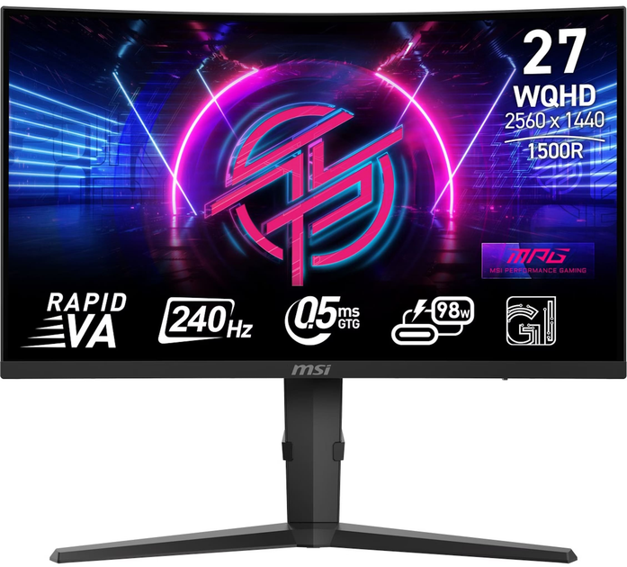 Monitor 27" MSI MPG 275CQRXFDE (9S6-3CD04H-036) - obraz 1