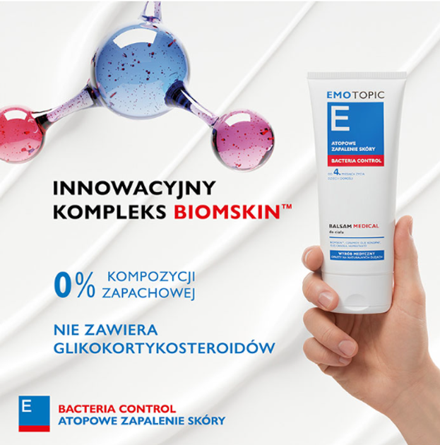 Крем для тіла Pharmaceris Emotopic Bacteria Control Medical Зволожувальний 200 мл (5900717692510) - зображення 3