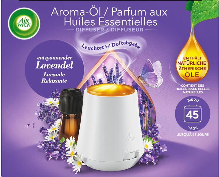 Dyfuzor zapachowy Air Wick z olejkiem lawendy 20 ml (4251758402929) - obraz 5