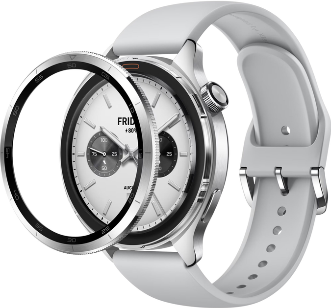 Smartwatch Xiaomi Watch S4 Silver (BHR9197GL) - obraz 3