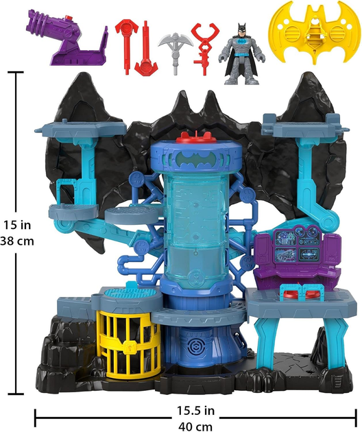 Jaskinia Batmana Imaginext DC Super Friends GYV24 (0887961980028) - obraz 8