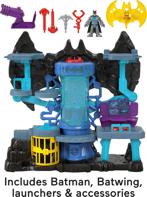 Jaskinia Batmana Imaginext DC Super Friends GYV24 (0887961980028) - obraz 10