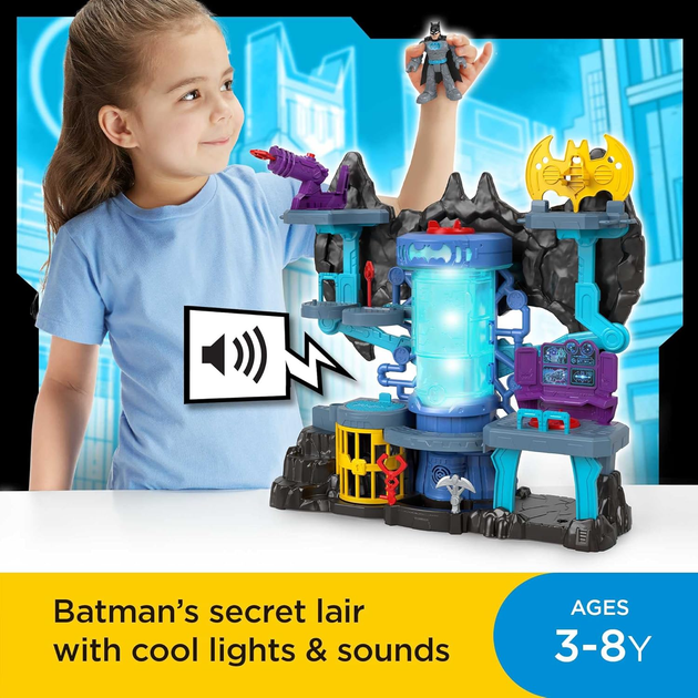 Jaskinia Batmana Imaginext DC Super Friends GYV24 (0887961980028) - obraz 12