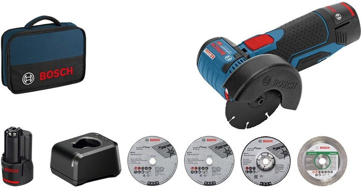 Акумуляторна кутова шліфмашина Bosch Professional GWS 12V-76 (06019F200C) - зображення 2