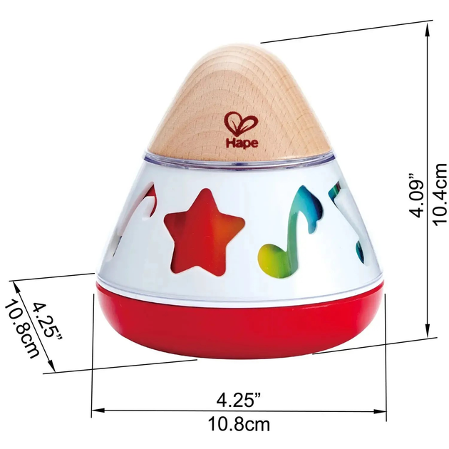 Іграшка для немовлят Hape Rotating Music Box 5934 (6943478017719) - зображення 3