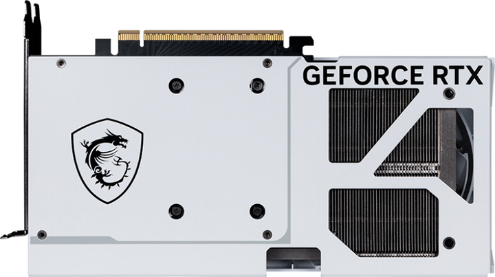 Відеокарта MSI PCI-Ex GeForce RTX 5070 Ventus 2X OC White 12GB GDDR7 (192bit) (2557/28000) (HDMI, 3 x DisplayPort) (RTX 5070 12G VENTUS 2X OC WHITE) - зображення 3