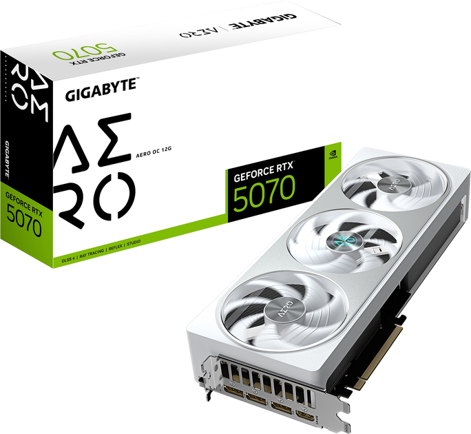 Karta graficzna Gigabyte PCI-Ex GeForce RTX 5070 Aero OC 12GB GDDR7 (192bit) (28000) (HDMI, 3 x DisplayPort) (GV-N5070AERO OC-12GD) - obraz 10