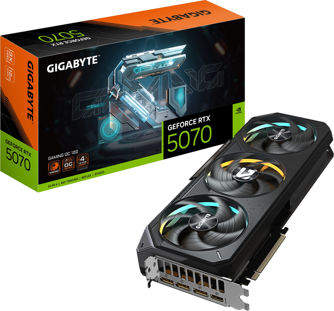 Karta graficzna Gigabyte PCI-Ex GeForce RTX 5070 GAMING OC 12GB GDDR7 (192bit) (2625/28000) (HDMI, 3 x DisplayPort) (GV-N5070GAMING OC-12GD) - obraz 10