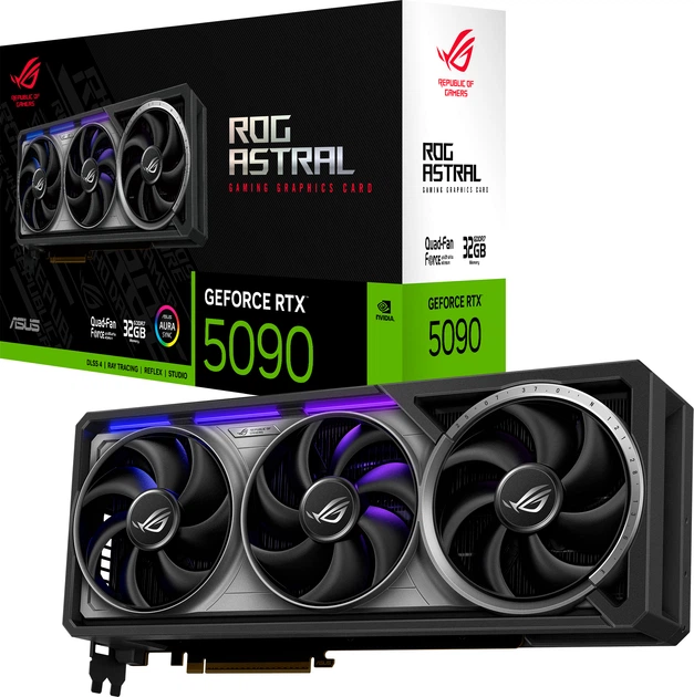 Karta graficzna ASUS PCI-Ex GeForce RTX 5090 ROG Astral 32GB GDDR7 (512bit) (2467/28000) (2 x HDMI, 3 x DisplayPort) (ROG-ASTRAL-RTX5090-32G-GAMING) - obraz 15