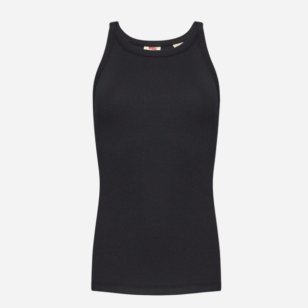 Koszulka na ramiączkach damska Levi's Essential Racer Tank A3381-0001 L Czarna (5401043302000) - obraz 5
