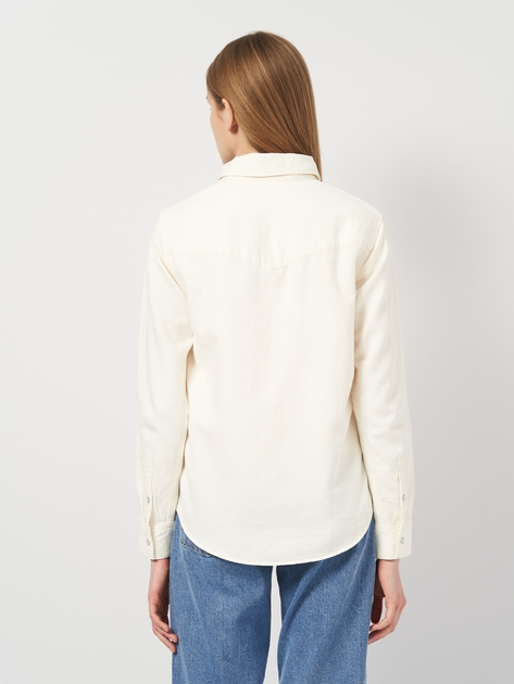 Сорочка бавовняна жіноча Levi's Iconic Western Crew 4 16786-0014 L Біла (5401105473808) - зображення 2
