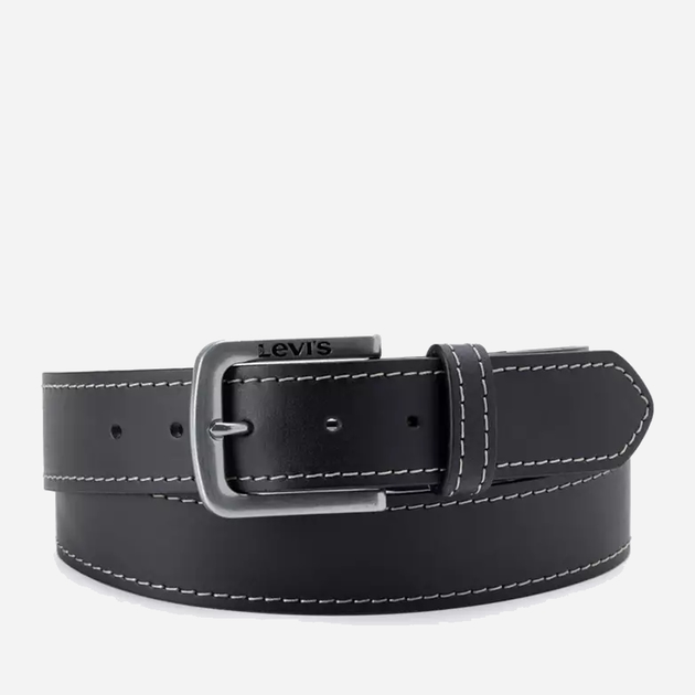 Ремінь чоловічий шкіряний Levi's Loire 000I6-0000 105 см Чорний (7626725770023) - зображення 1