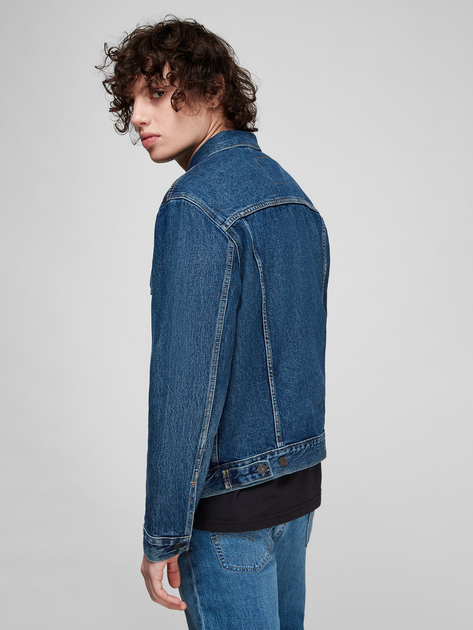 Kurtka jeansowa męska Levi's The Trucker Jacket Broadway Terrace Tru 72334-0573 M Niebieska (5400898751094) - obraz 2