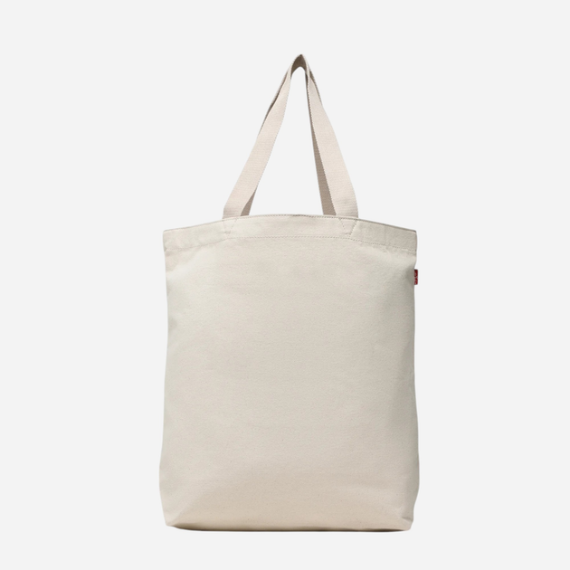 Сумка шопер жіноча тканинна велика Levi's Womens Batwing Tote 38126-0027 Біла (7613369285686) - зображення 3