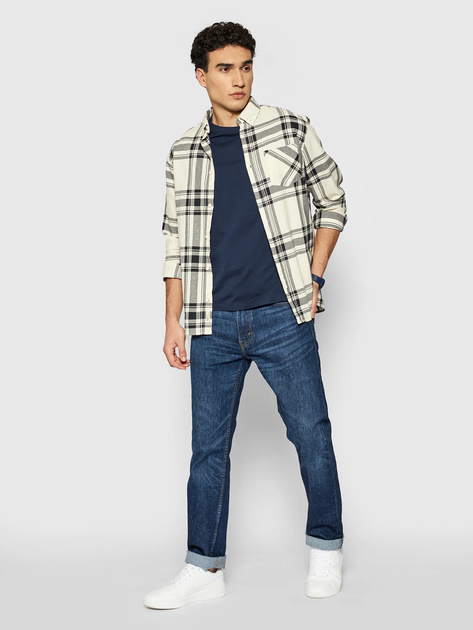 Jeansy slim fit męskie Levi's 513 Slim Straight Tree Topper Adv 08513-0934 36-32 Granatowe (5400970155048) - obraz 3