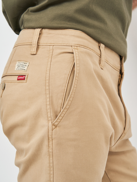 Штани чоловічі Levi's Xx Chino Std Ii True 17196-0011 W34L32 Бежеві (5400816979821) - зображення 4