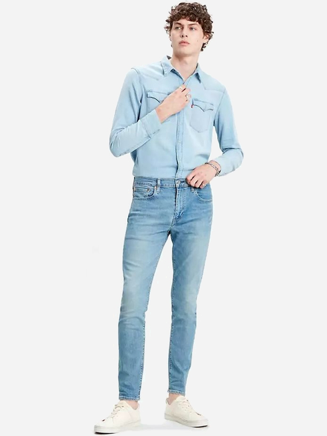 Джинси Slim fit чоловічі Levi's 512 Slim Taper 28833-0588 38-32 Сині (5400816862055) - зображення 3